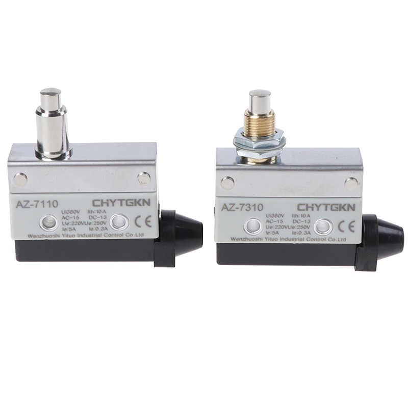 Panel Mounted Push Plunger Actuator Basic Micro Limit Switch AZ7310 AZ-7110