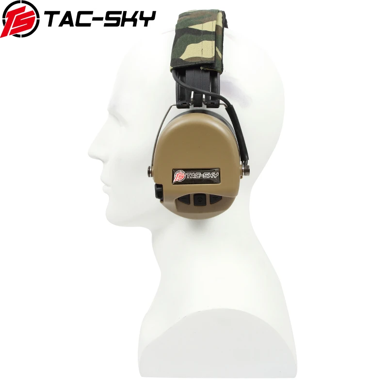 TS TAC-SKY Silicone Earmuffs SORDIN IPSC Tactical Headphones Electronic Shooting Hearing Protection Earmuffs Headphones