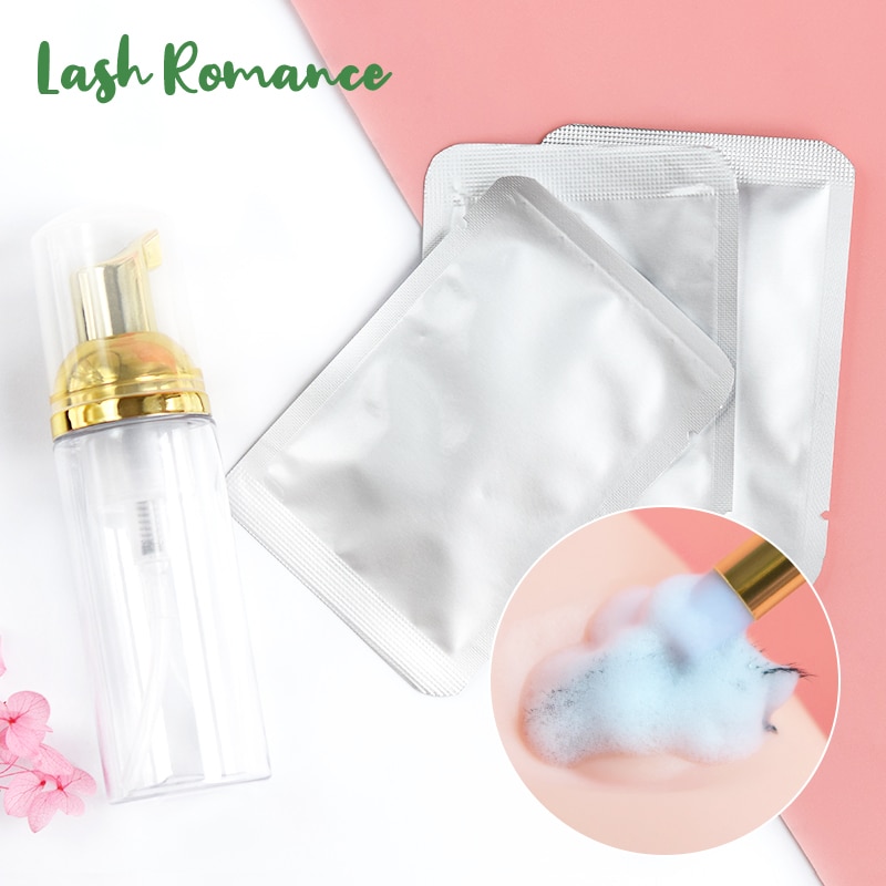 Lash Romance 5 Ml Individual Eyelash Extension Cleanser Shampoo Makeup Remover Tool Clean the Eye Area Dense Foam