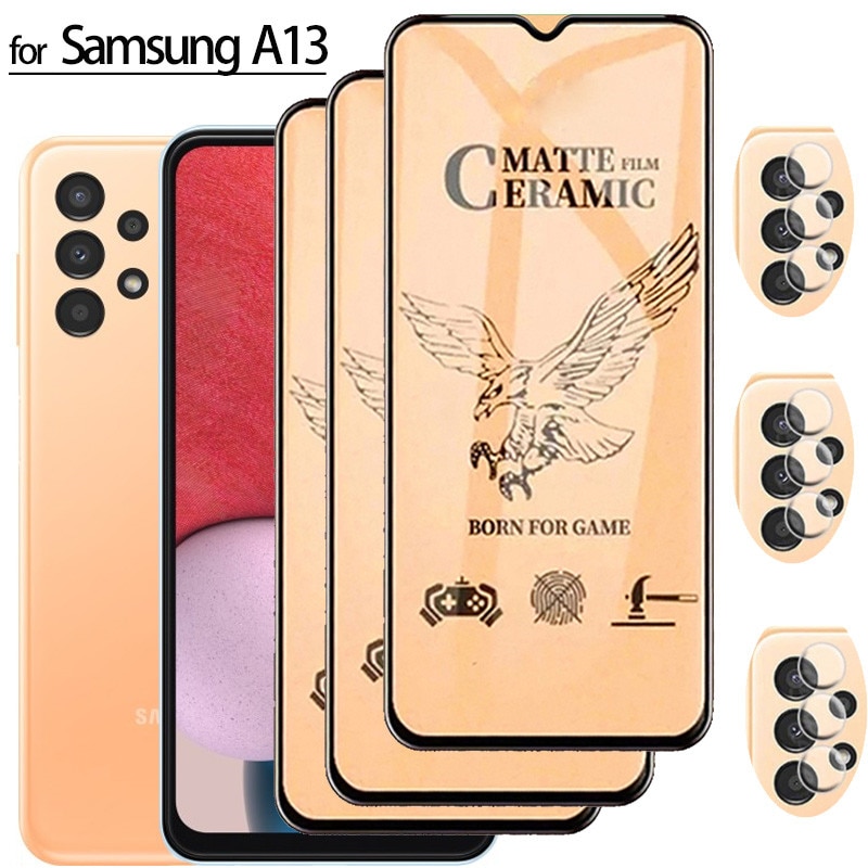 for Galaxy-A13, Ceramic Protector for Samsung A13 film Protection samsung galaxy a13 ecran samsung a13 vitre samsunga13 Matte sc