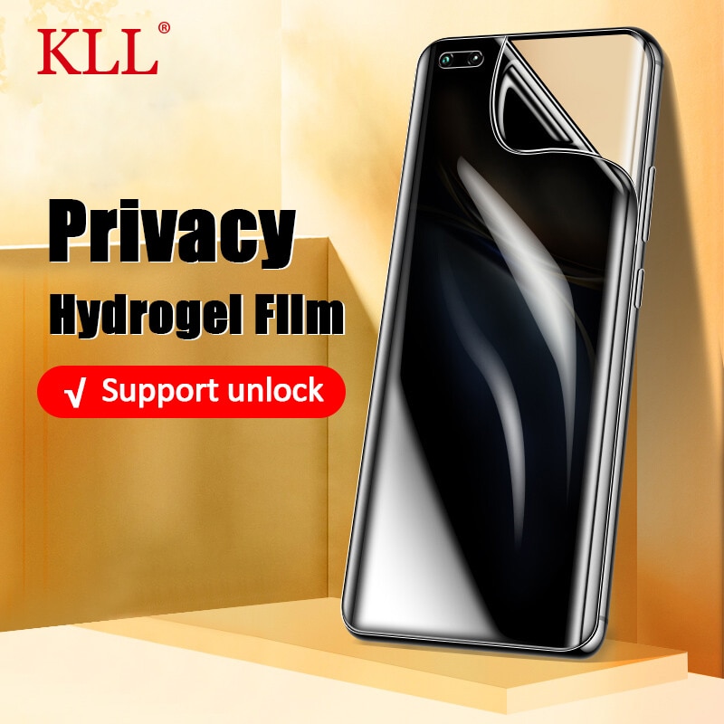 999D Curved Anti Spy Hydrogel Film For Huawei P50 P40 P30 Nova 10 9 Privacy Screen Protector Honor Magic 4 370 60 50 30 Pro Plus