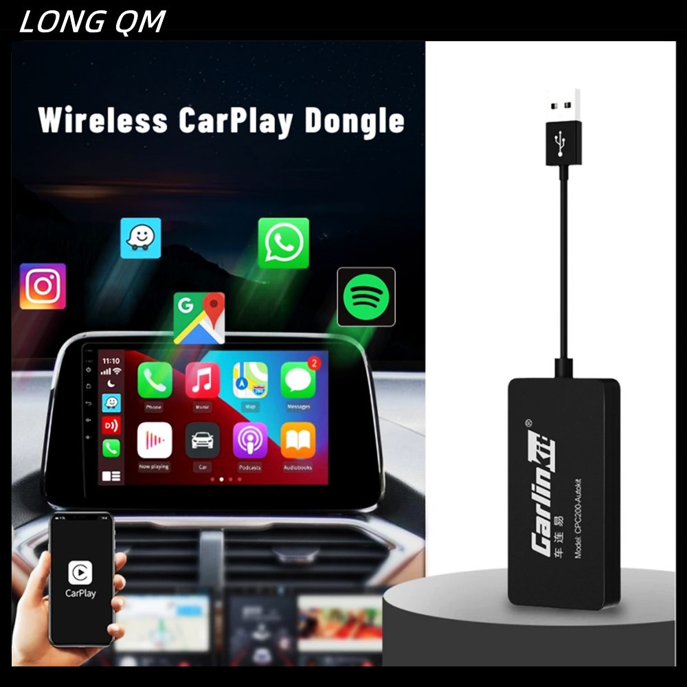 Carlinkit Wired/Wireless CarPlay Android Auto Dongle Auto Connect For Modify Android Screen Car Ariplay Smart Link IOS 14 15
