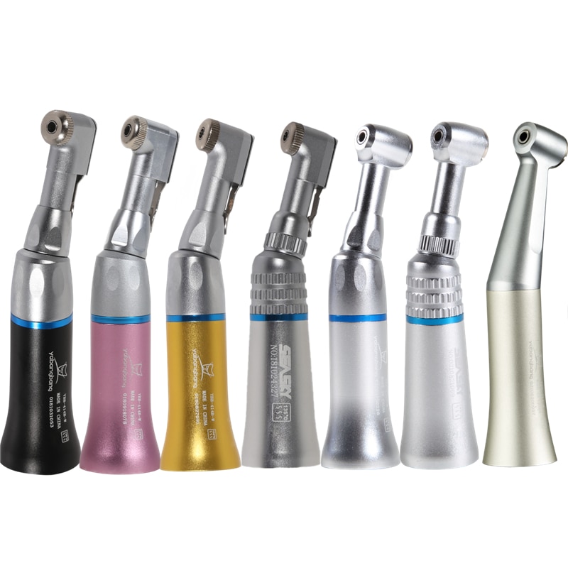 Dental Low Speed Contra Angle Fit Motor 2/4Hole Push/Latch Button Handpiece RPX NSK Style