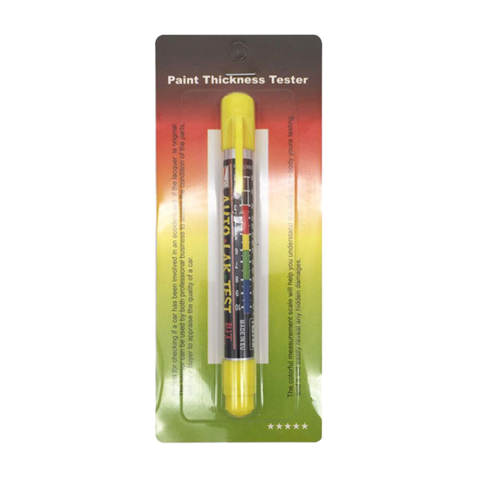 Paint Thickness Tester Meter Gauge Measurement Scale Coating Measurement Highly Accurate Car Body Damage Detector With Magnetic