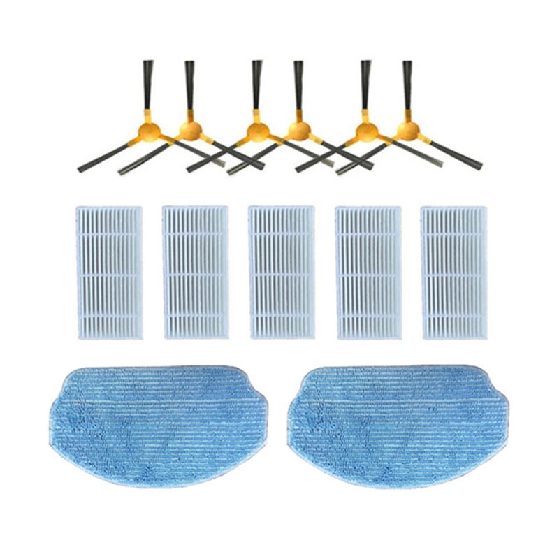 Vacuum Cleaner HEPA Filter Side Brush Mop Cloth for Mamibot Provac Titan Robotic Vacuum Cleaner Parts Accessories