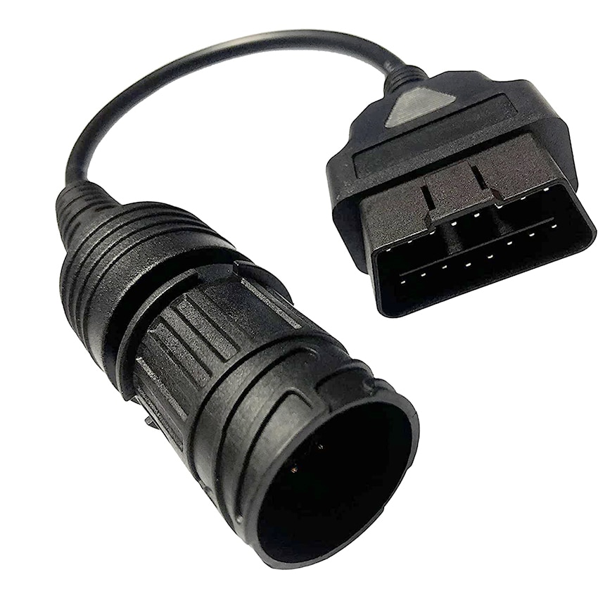 BMW 10Pin Female to OBD Male Cable Adapter Cable 10 pin BMW Female 16pin OBD2 Males Fits BMW Motorcycle GS911 GS-91