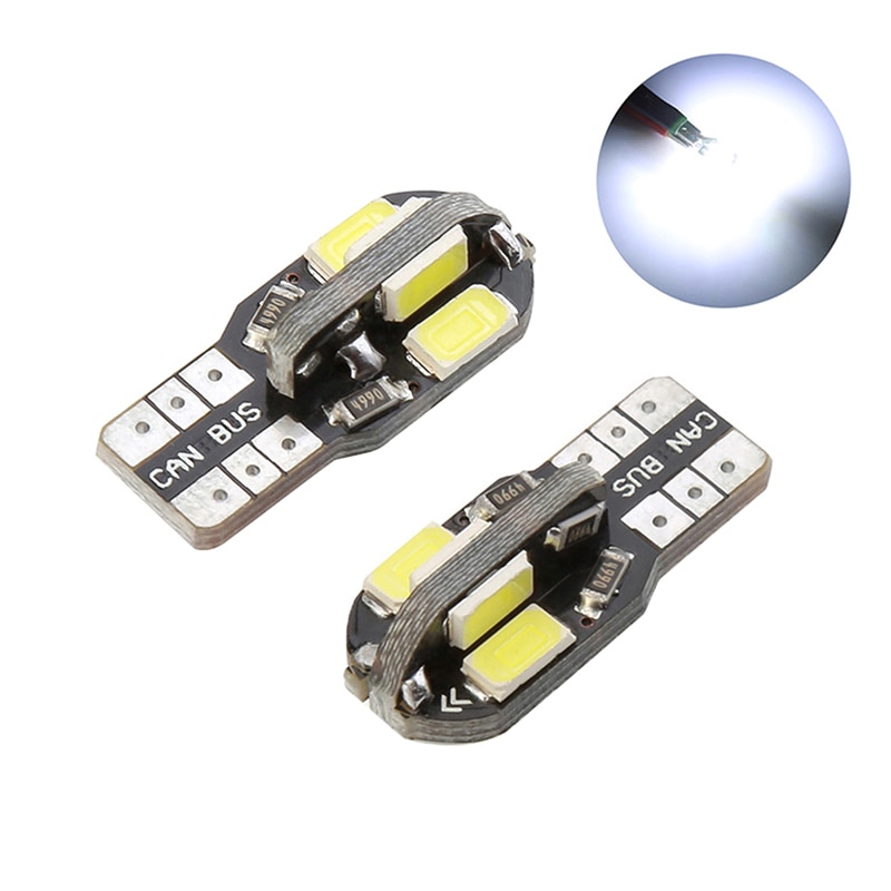 4Pcs Interior Door Light Bulb LED T10 194 168 W5W Canbus White side Marker Light Bulb rear LED Bulbs 2835SMD