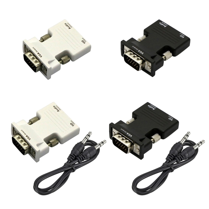 896F HDMI-com to VGA Adapter Converter 1080P Female to Male VGA Adapter for PS4 PC Laptop TV Box Projector Video Player