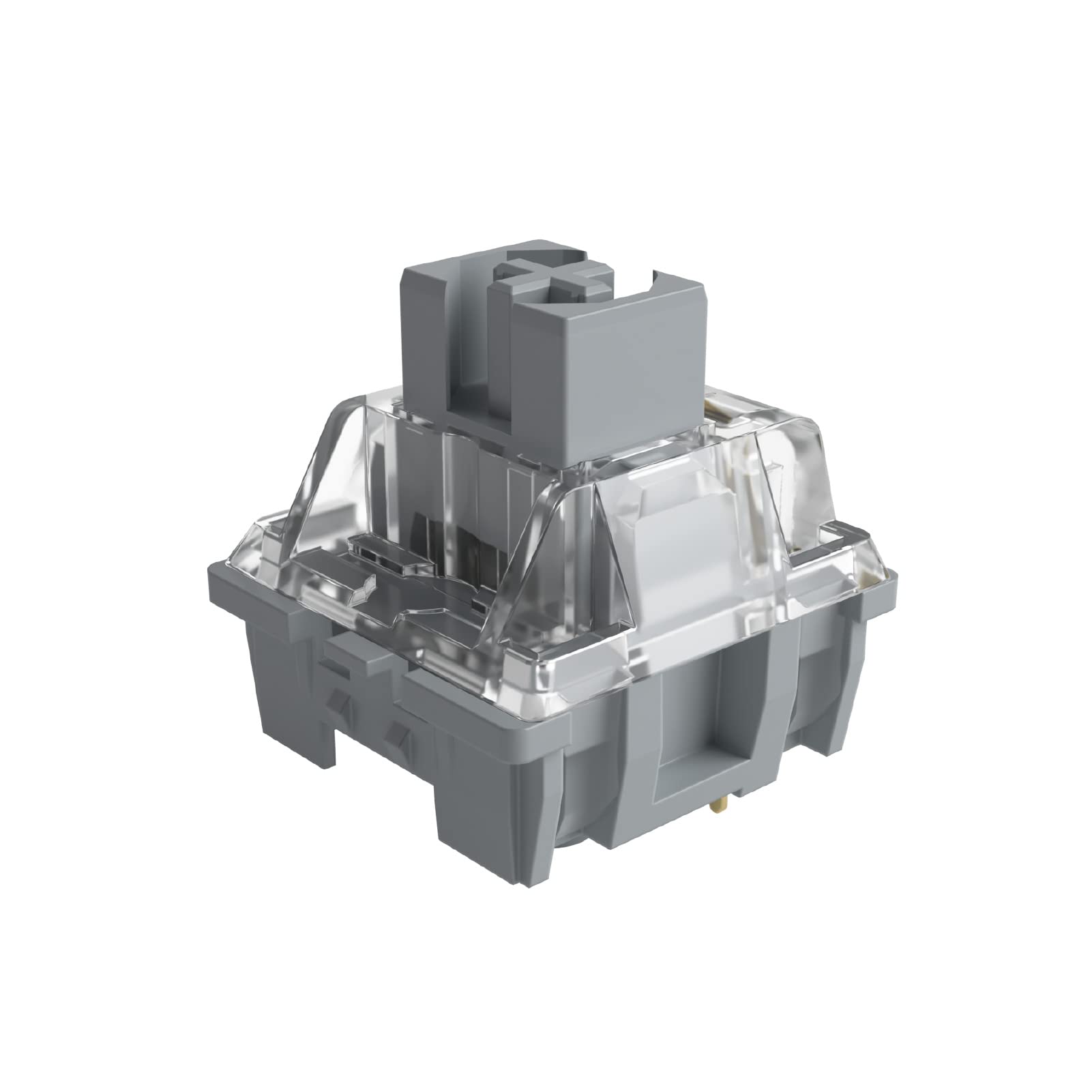Akko CS Silver Switches 3 Pin 43gf Linear Switch with Dustproof Stem Compatible with MX Mechanical Keyboard (10/45 pcs)