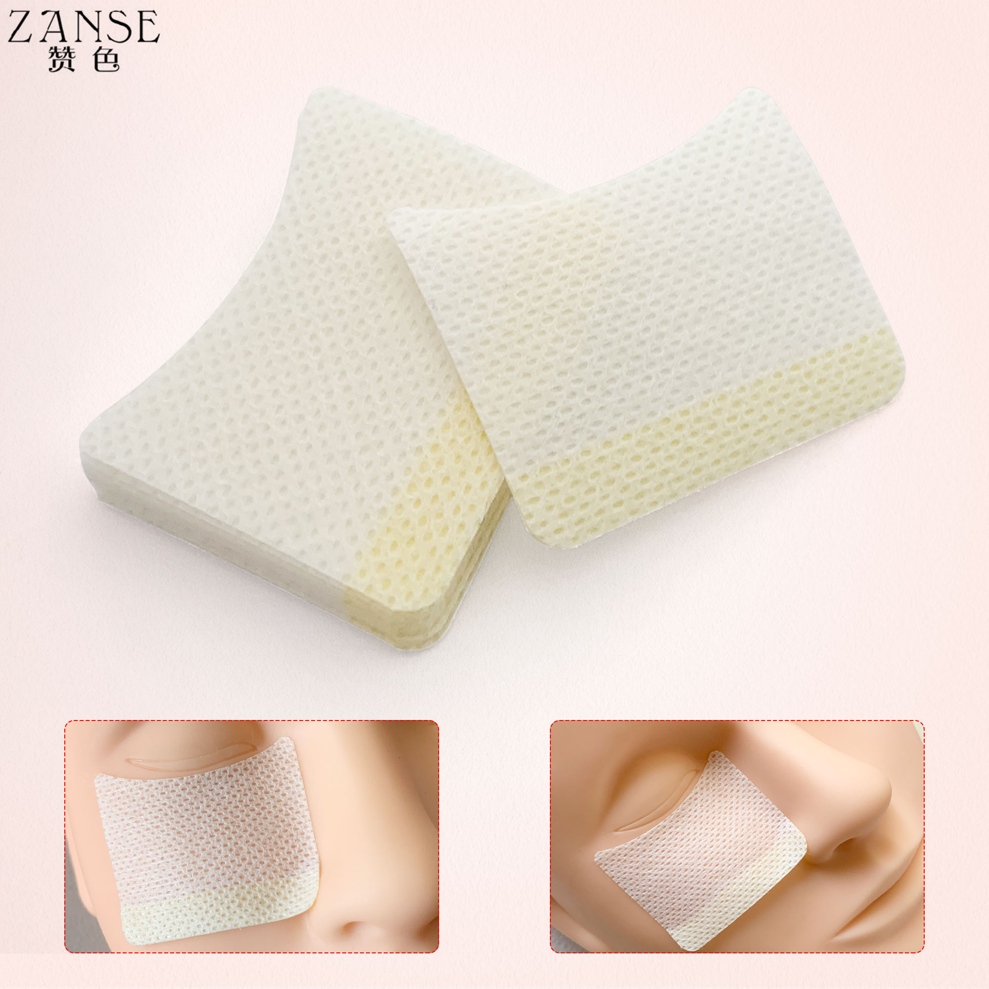 ZANSE 40Pcs Eye Pads for Eyelash Extension Removing Eyelashes Eye Pads Patches Lash Extension Patch Sticker For Makeup Tool