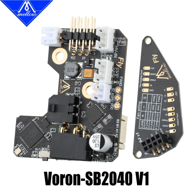 Mellow Fly-SB2040 V1 Board For Voron 2.4 R2 Trident Stealthburner CW2 Extruder Klipper Hotend Canbus HeadTool Usb PT1000