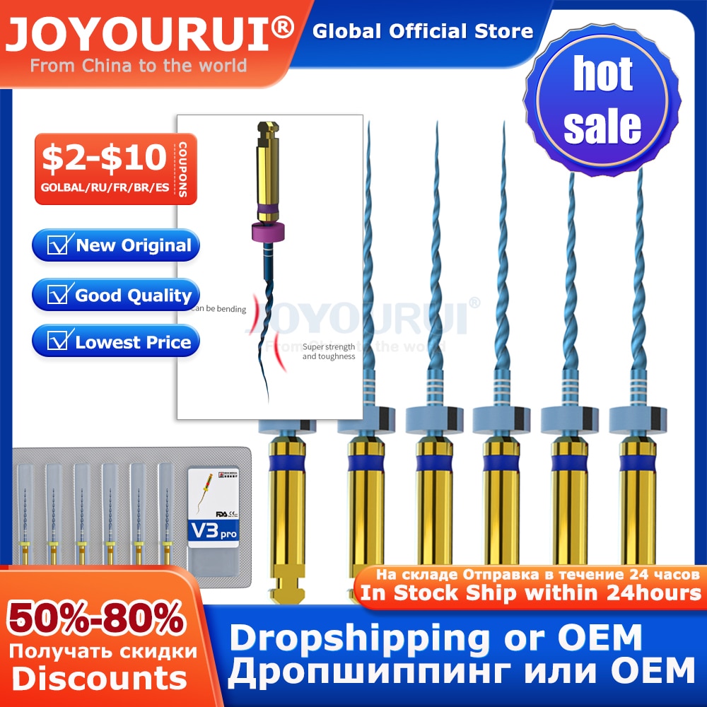 1Pack Dental Reciprocating Blue Endodontic Files 21mm/25mm/31mm Engine Use Niti Rotary Root Canal Heat Activated 25mm Dentistry