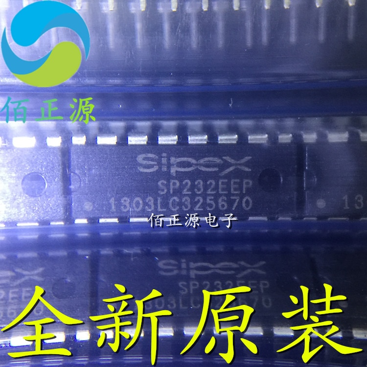 10pcs orginal new SP232EEP SP232 in-line DIP-16 generation MAX23 RS-232 interface IC chip