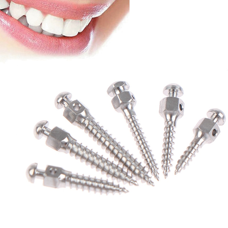 Dental Mini Screws Titanium Alloy Orthodontic Matching Tool Micro Screws For Self Drilling Dentist Tools