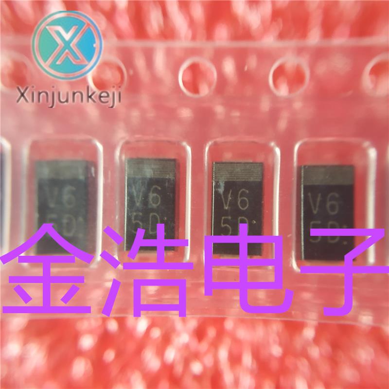 30pcs orginal new D1F60-5053 D1F60 SMD SMA 1A 600V Silkscreen V6 Rectifier Diode