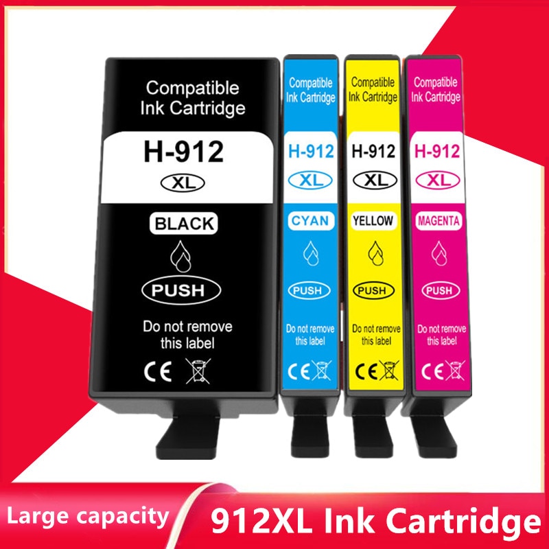 Compatible For HP 912 912XL Ink Cartridge HP912 OfficeJet 8010 8012 8013 8014 8015 8017 8018 8020 8022 8023 8024 8025 Printer