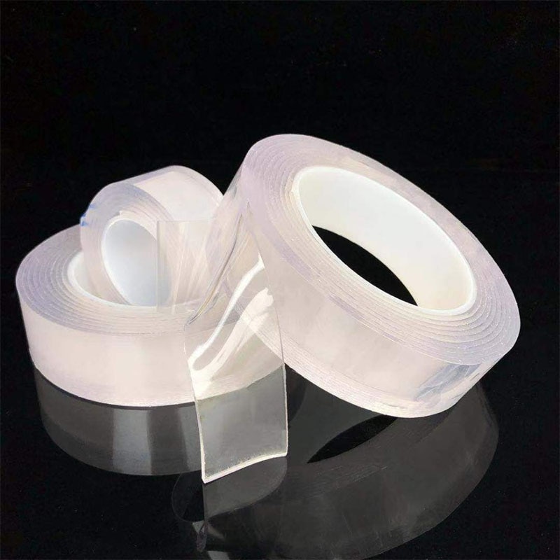 Nano Transparent Double Sided Tape Resistant Bathroom Home Decoration Self Adhesive Tape Reusable Waterproof Adhesive 1/2/3M