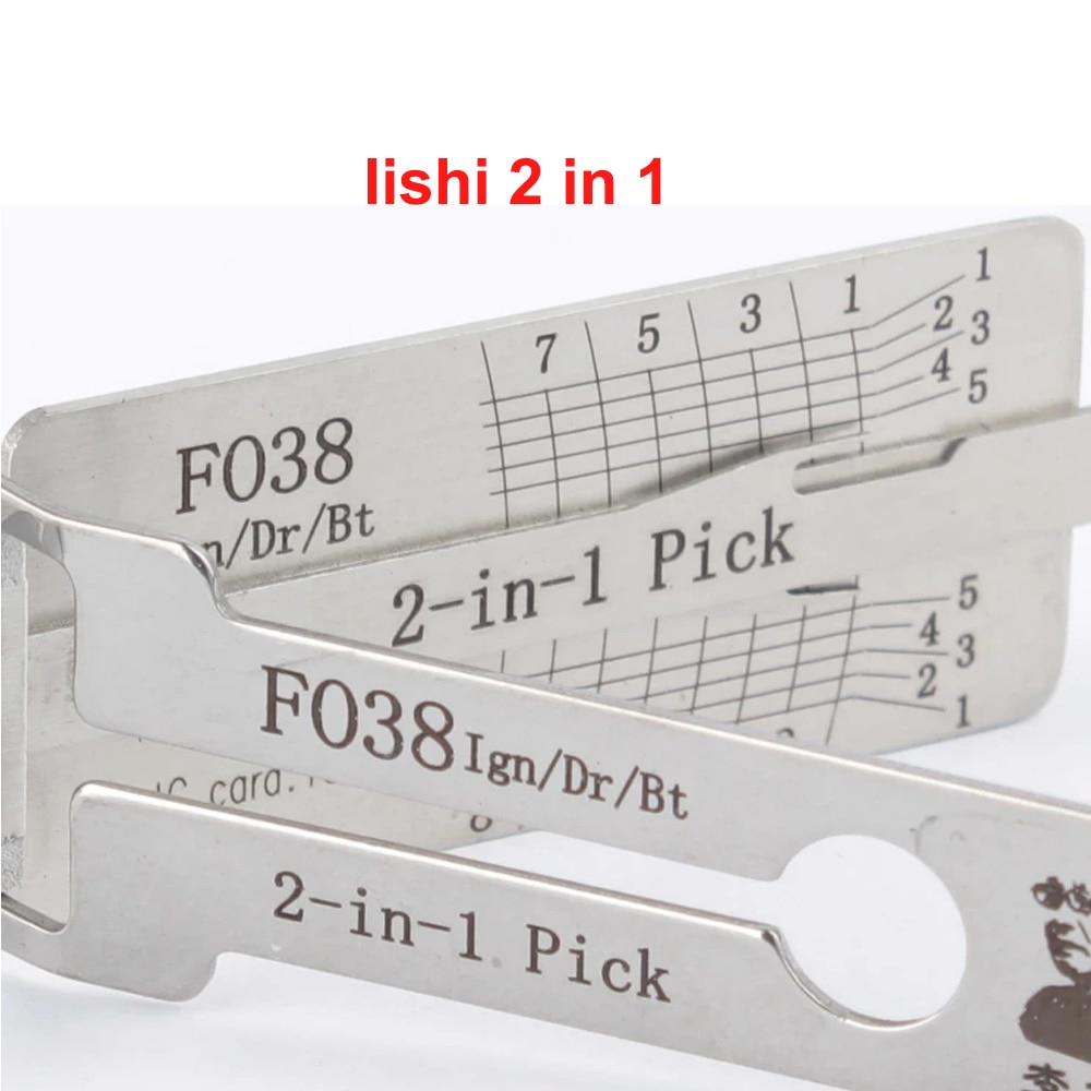Lishi For ford (H75, FO38, FO-15) LISHI 2 IN 1 (Ign, Door, Trunk) Pick/Decoder