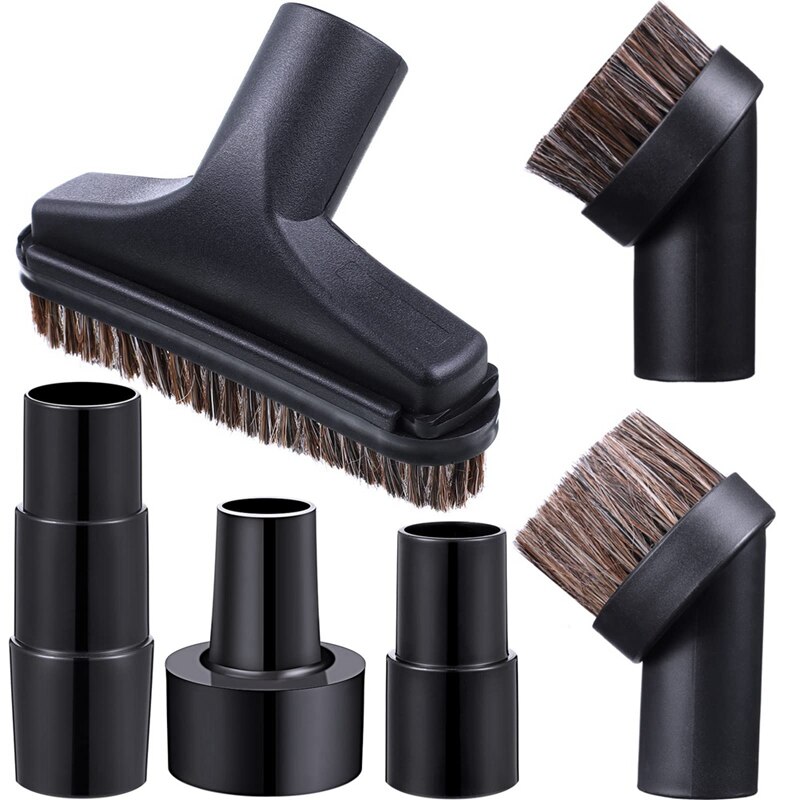 25Mm And 36Mm Horsehair Round Brush, 5.9-Inch Vacuum Floor Brush, Robot Vacuum Cleaner Universal Accessories Replacement