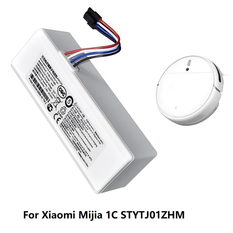 2600mAh Rechargeable Li-ion Battery for Xiaomi Mijia 1C STYTJ01ZHM Robot Vacuum Cleaner Battery Pack With Capacity Power Supply