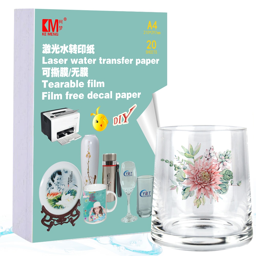 Kemeng A4 laser peelable film water transfer film paper no film transfer sticker transfer transfer film paper