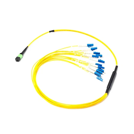 Juniper MTP-4LC-S5M Compatible MTP to 4x LC Duplex Single mode Breakout Fiber Cable
