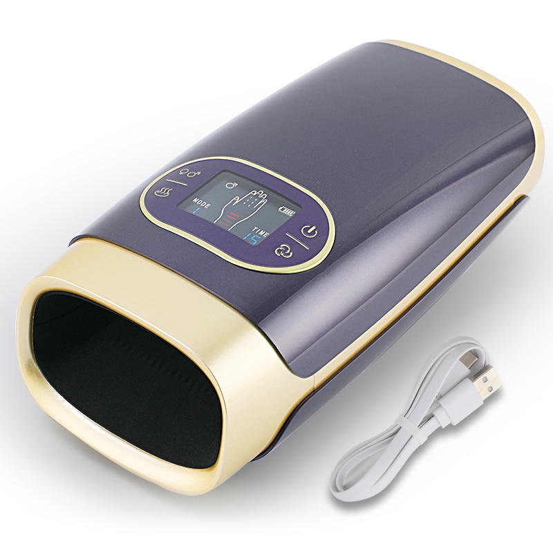 Wireless Electric Hand Massager Shiatsu Hand Massager Adjustable Heating Function for Hands Arthritis Pain Numbness Relief