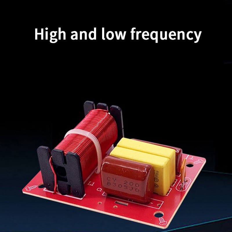 2022 Auto Falante Automotivo WEAH-234 80W 2 Way Speaker Frequency Divider Audio Treble Bass Crossover Filter Hot
