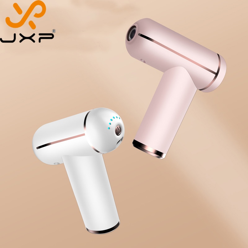 JXP Lcd Massage Gun Mini Charger High Frequency Deep Tissue Massager Portable Muscle Full Body Profesional Massag Fascia Gun