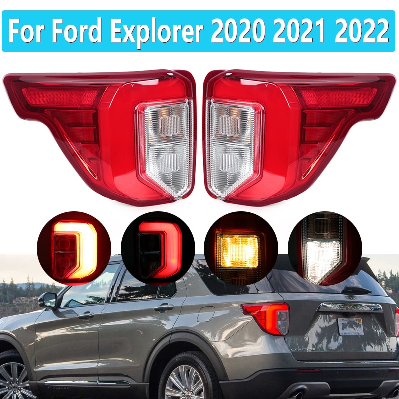 For Ford Explorer 2020-2022 LED Car Tail Lights Assembly Reverse Turn Signal Parking Brake Lamp LB5Z13404G Car Accessories