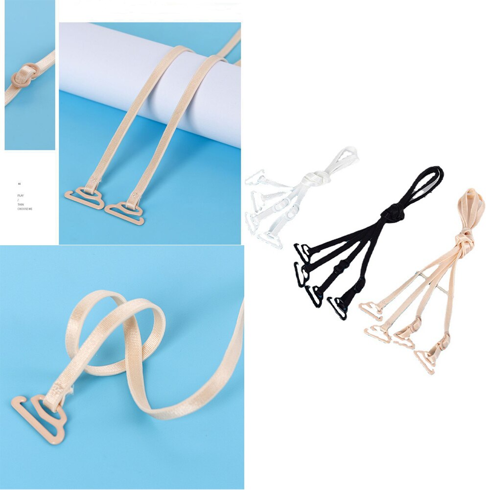 Invisible Shoulder Straps Non Slip Traceless Bra Thin Belt Accessories Extension Halter Straps Female Sexy Summer Versatile