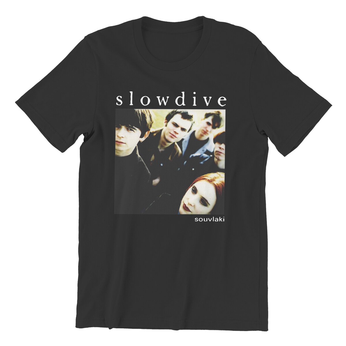 Slowdive Tour 90s Men T Shirts Novelty Tee Shirt Short Sleeve O Neck T-Shirts Cotton Graphic Printed Clothing
