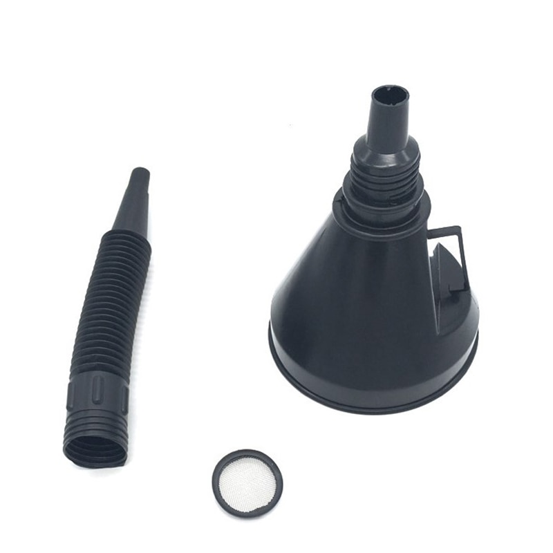 Universal Retractable Oiler Filter Funnel Car Truck Motorcycle With Spout Pipe Refueling Plastic Funnel Diesel Dumping