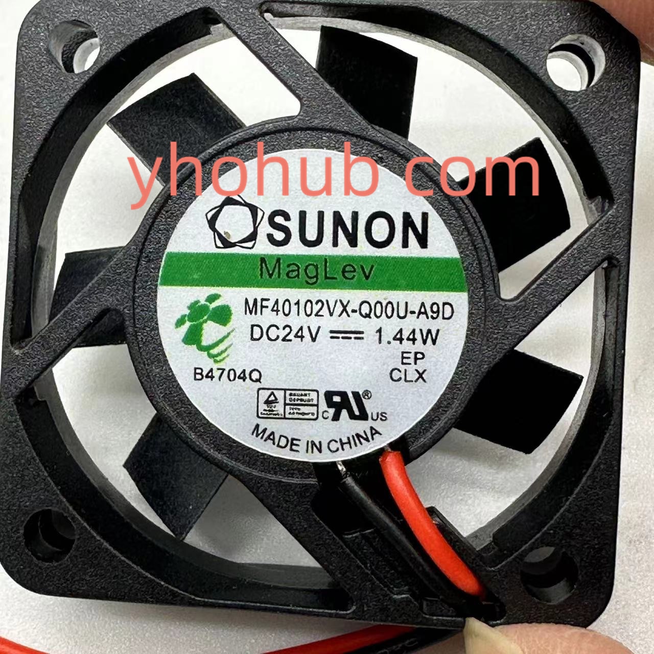 SUNON MF40102VX-Q00U-A9D DC 24V 1.44W 40x40x10mm 3-Wire Server Cooling Fan