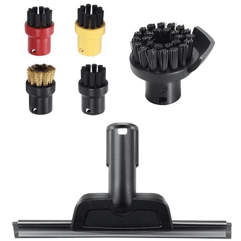 Window Nozzle Scraper Round Brush For Karcher SC1 SC2 SC3 SC4 SC5 For Steam Cleaner Sweeper Brushes Parts Accessories