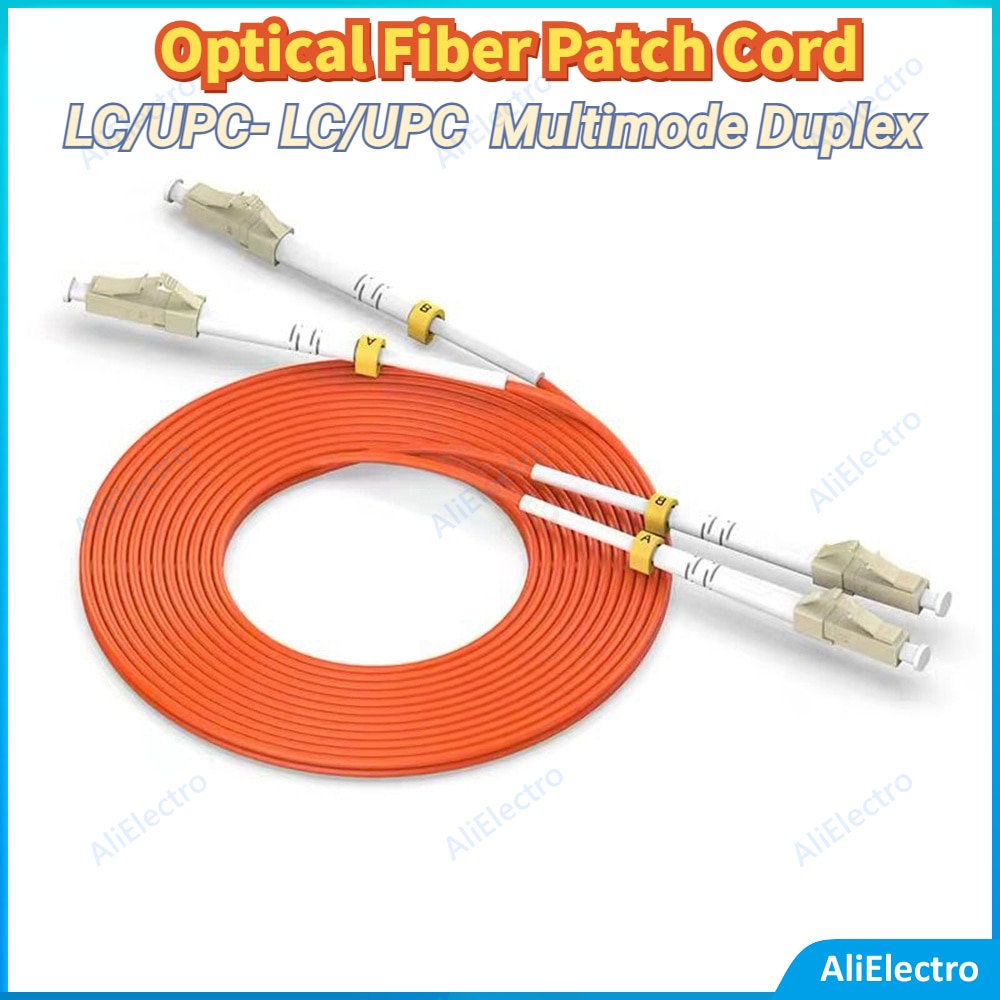 Multimode Duplex LC/UPC- LC/UPC Optical Fiber Patch Cord 1~10M 2.0/3.0mm LSZH PVC Optical Fiber Cable Free shipping 5/10PCS