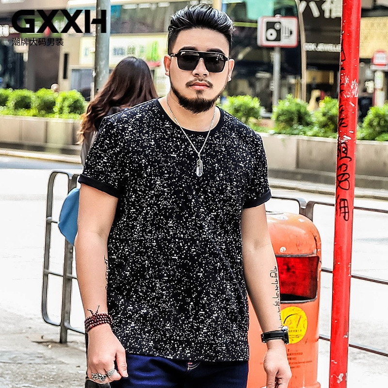 5013-R- men's T-shirt wild casual T-shirt men's board T-shirt