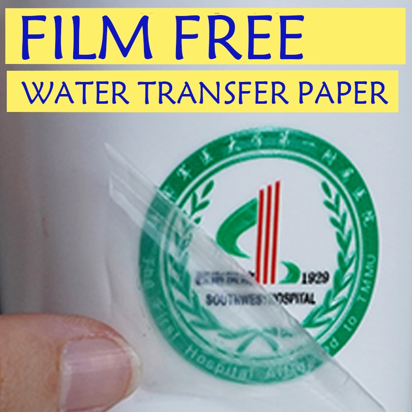 Wholesale Film Free Laser Waterslide Decal Paper Tear Film by Hand Leave only the Pattern and no Film Diy A4 Size