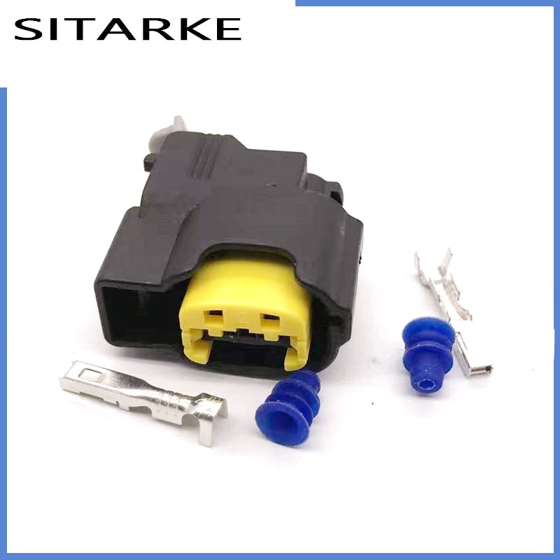 1 set 2 Pin Female Molex Automotive Ignition Coil Plug Horn Socket Waterproof Female Wire Connector 49093-0211 For KIA HYUNDAI