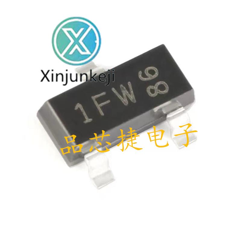 200pcs orginal new BC847B BC847 Silkscreen 1FW SOT23 2000mA 45V Transistor Triode