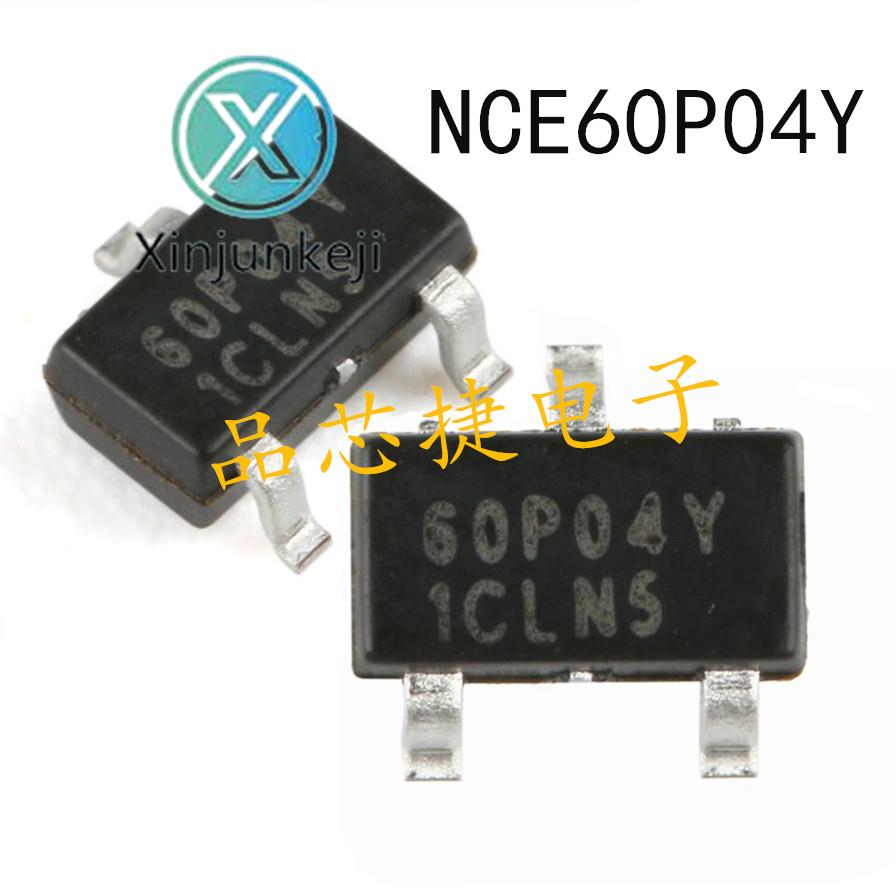 30pcs orginal new NCE60P04Y silk screen 60P04Y SOT23 60V 4A MOS FET