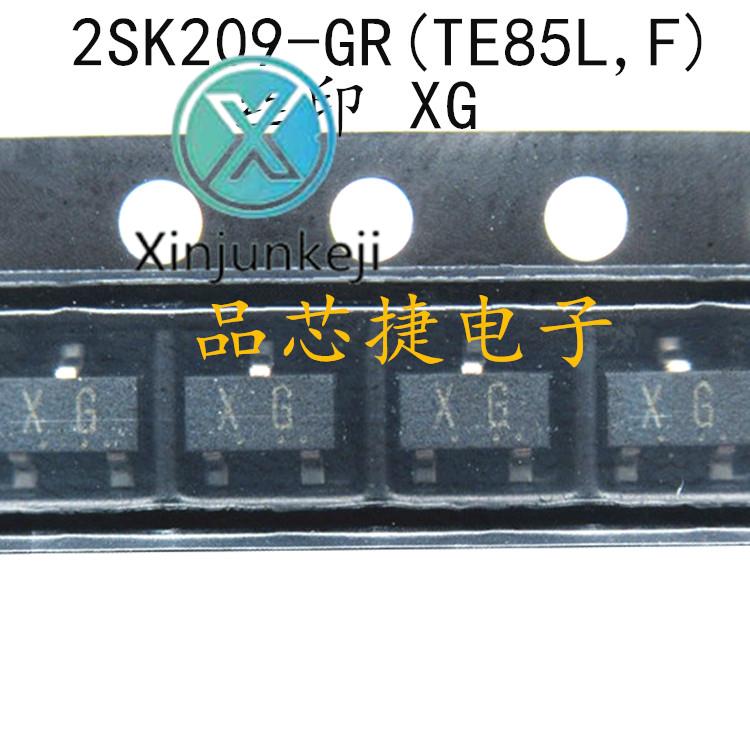 10pcs orginal new 2SK209GR(TE85L,F) silk screen XG SOT23 MOS tube FET