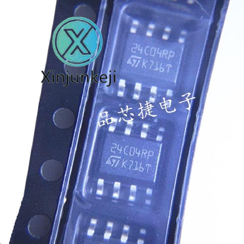 10pcs orginal new M24C04RMN6TP silk screen 24C04RP SOP8 24C04 memory IC chip