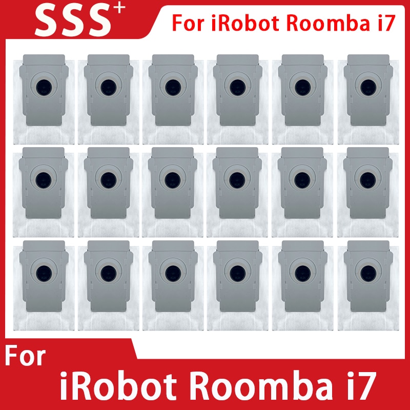 For IRobot Roomba i7+ i7 plus J7 J7+/Plus E5 E6 E7 S9 S9+ Robot vacuum cleaner dust bag Replacement parts for floor sweep
