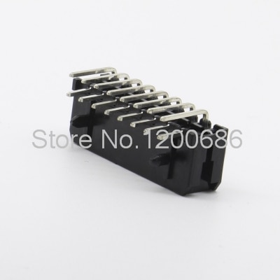 3.0mm pitch needle MX3.0-2x8PWA needle seat 90 degree curved needle 3.0MM black 16 core plastic shell 3.0
