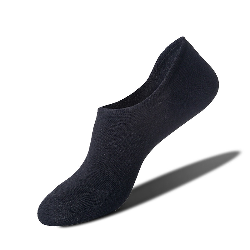 2 Pairs/Lot Happy Mens Boat Sock Summer Autumn Non-slip Silicone Invisible Cotton Socks Slippers Meiaca calcetines sokken homme