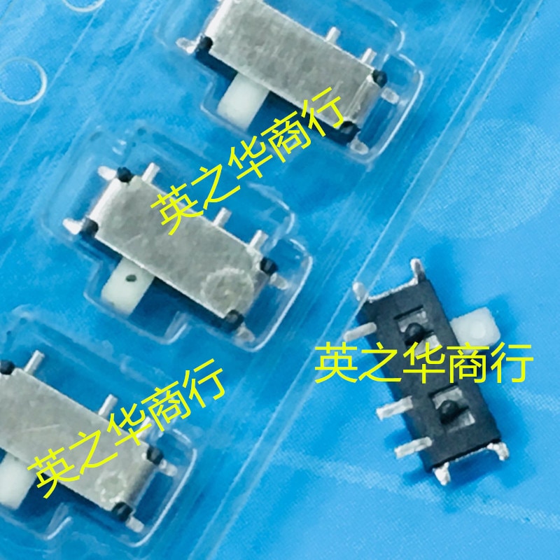 50pcs orginal new MP3 toggle switch MK12C02 7P-12608 micro switch micro toggle MP3 key toggle switch