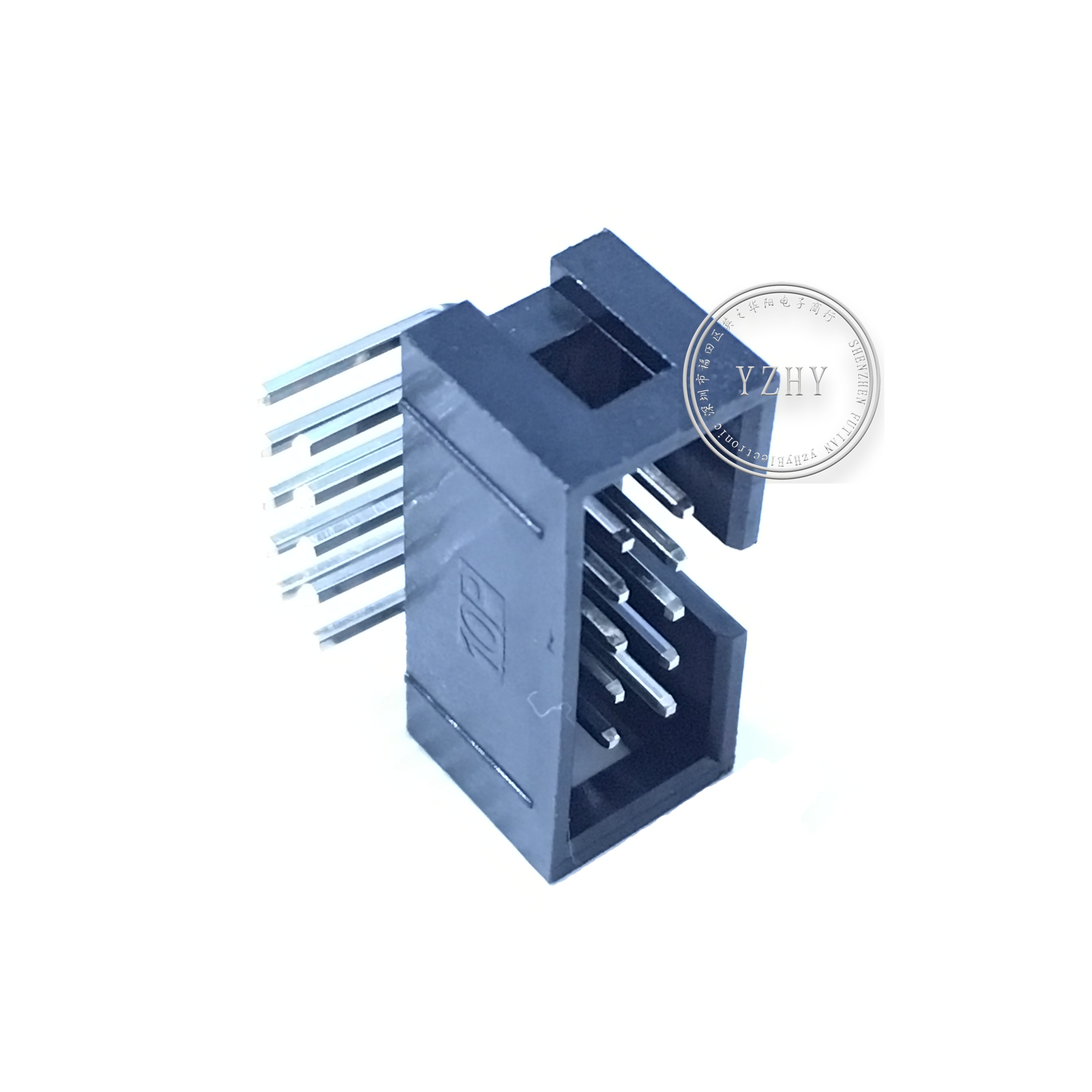 30pcs orginal new 2.54mm simple horn seat JTAG seat 2*5pin bent foot solder plate FC cable socket DC3-10P horizontal sticker