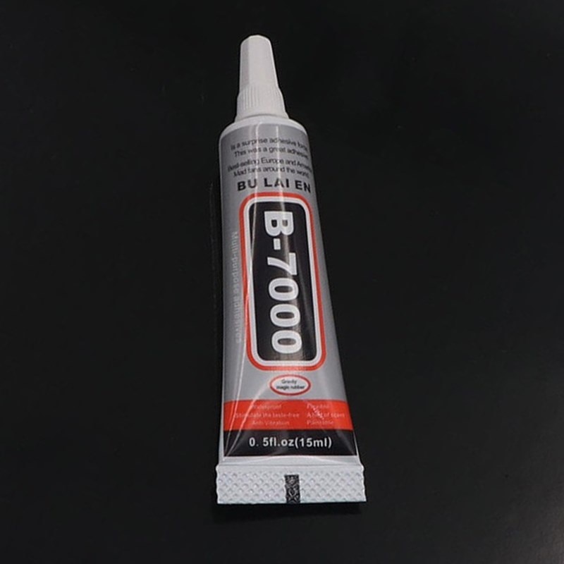 B7000 15ml Multi-Purpose Liquid Adhesive Rhinestone Crystal Jewelry Clothes Point Drill Glue Repair Rubber Stone Wood Toys Tool