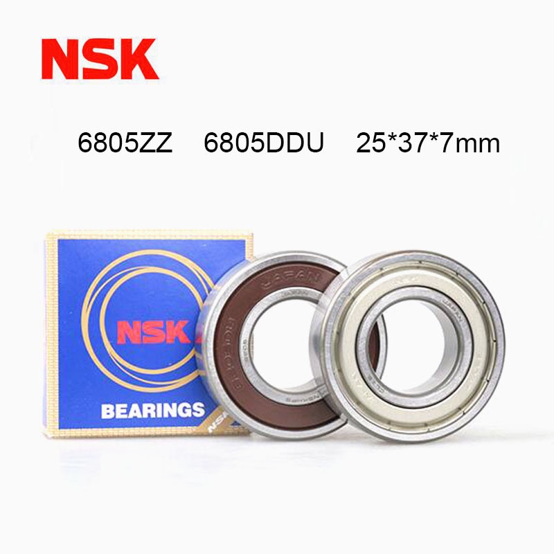 Japan NSK 6805ZZ 6805DDU High Speed Bearing 25*37*7mm ABEC-7 Metric Thin Section 61805ZZ 6805-2RS Ball Bearings 6805